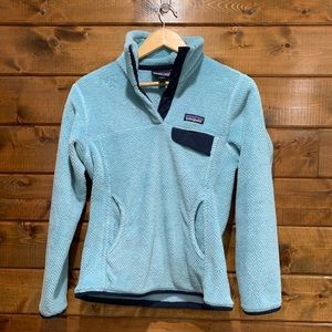 Patagonia Blue Re-Tool Snap-T Fleece Pullover
